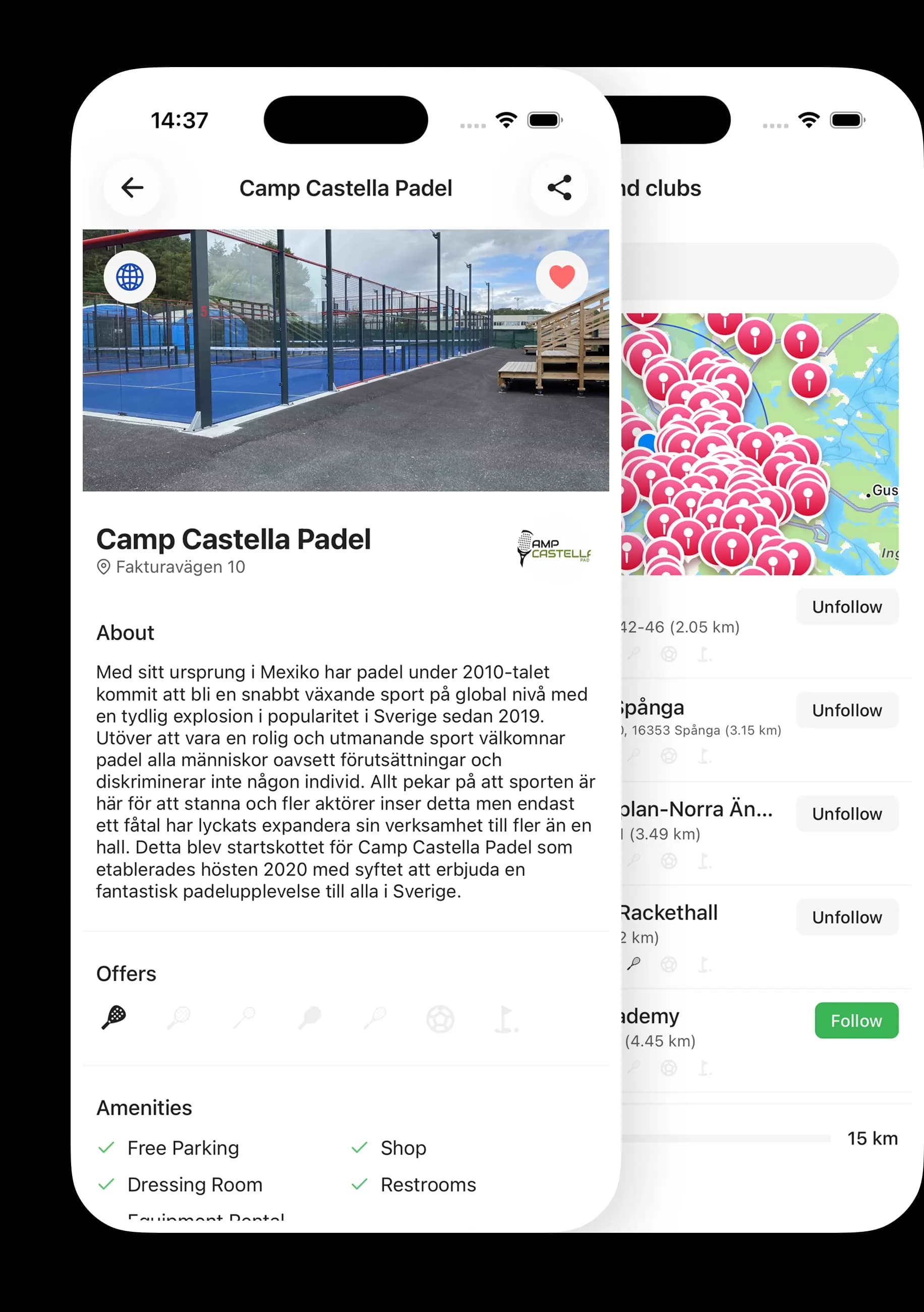 You can also request to add a facility if it is not already in PadelFast, apply easily through the app or directly on the website.