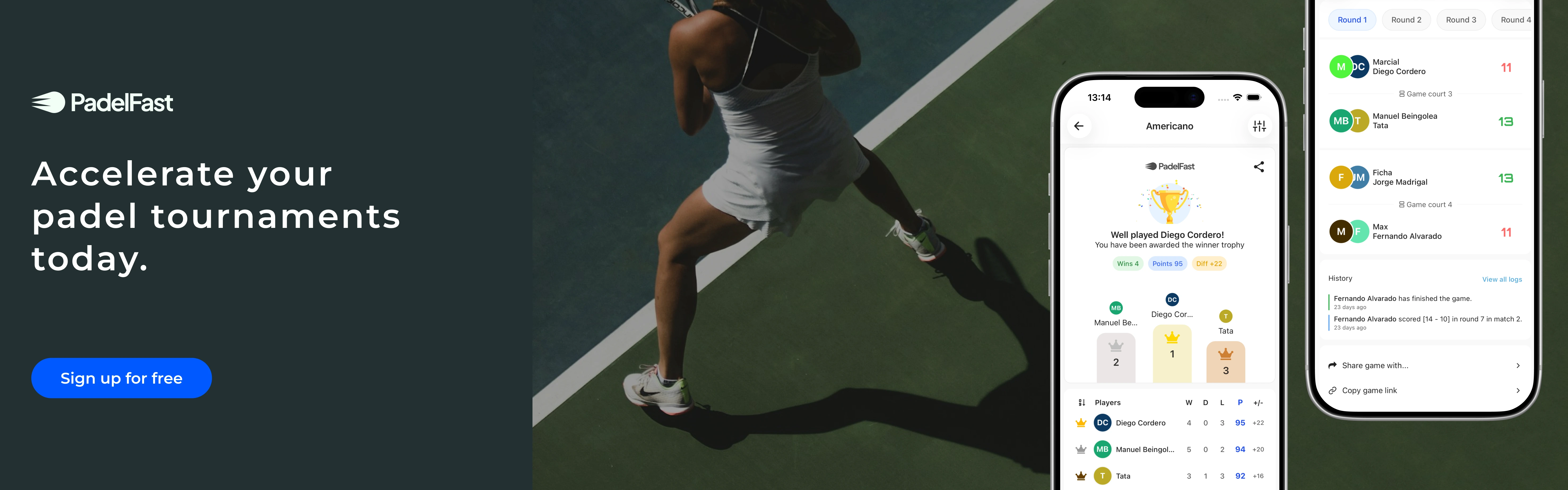 Download PadelFast app